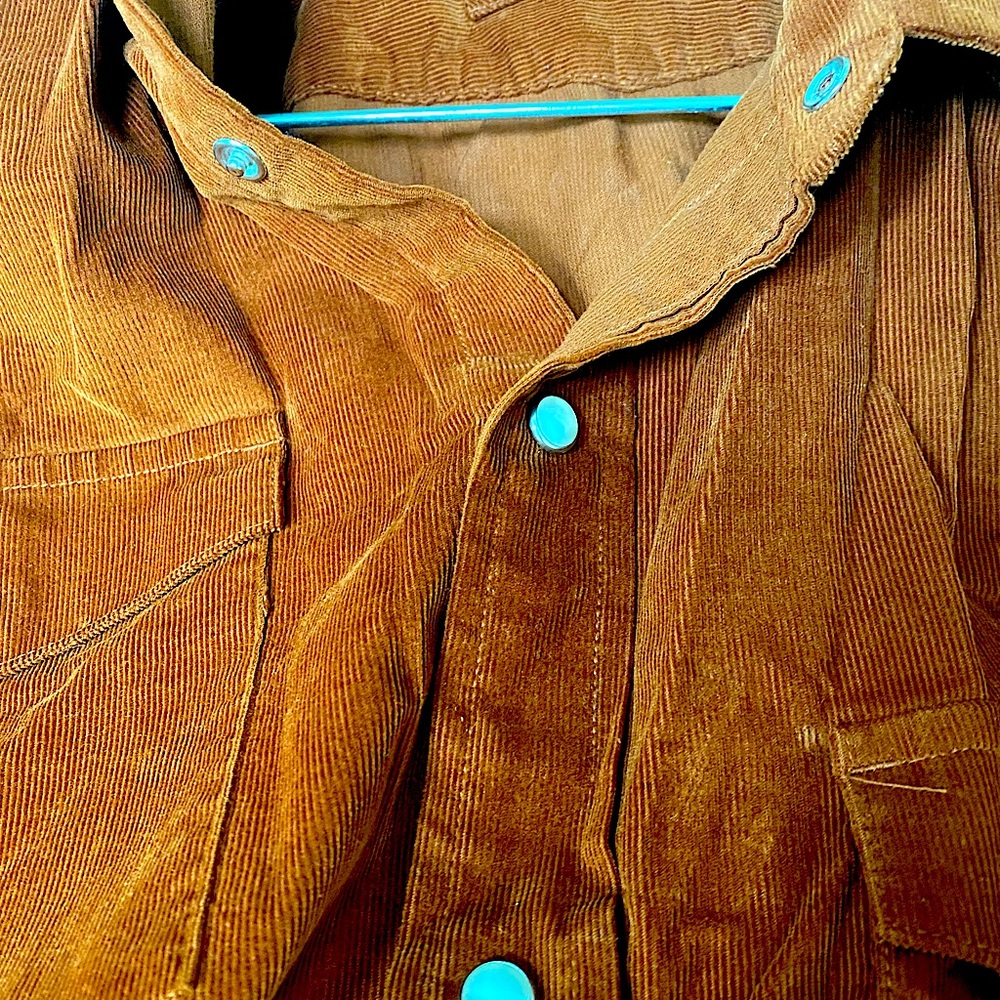 XXL rust Corduroy shirt from Banana Republic